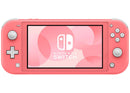 Nintendo Switch Lite (Coral) Bundle with Cleaning Cloth and Pokemon Shield