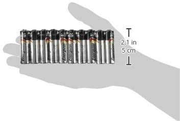 Energizer AA Max Alkaline E91 Batteries Made in USA - Expiration 12/2024 or later - 100 count