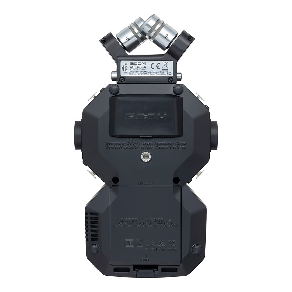 Zoom H8 12-Track Portable Recorder, Stereo Microphones, 6 Inputs