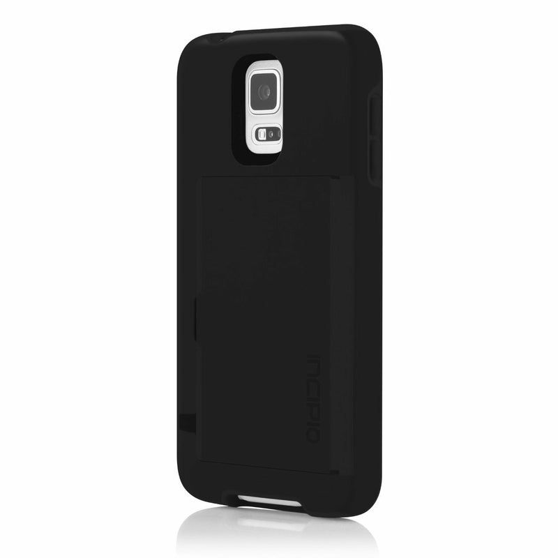 Incipio Stowaway Credit Card Case for Samsung Galaxy S5 Black