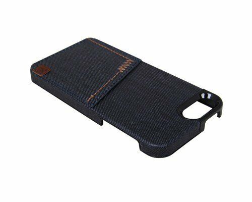 The Joy Factory CSD110 Premium Denim Case with Pocket for iPhone5  Indigo