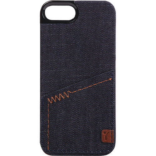 The Joy Factory CSD110 Premium Denim Case with Pocket for iPhone5  Indigo