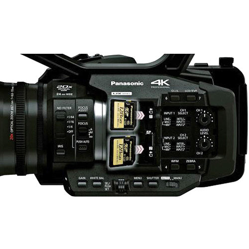 Panasonic AG-UX180 4K Premium Professional Camcorder (International Model)