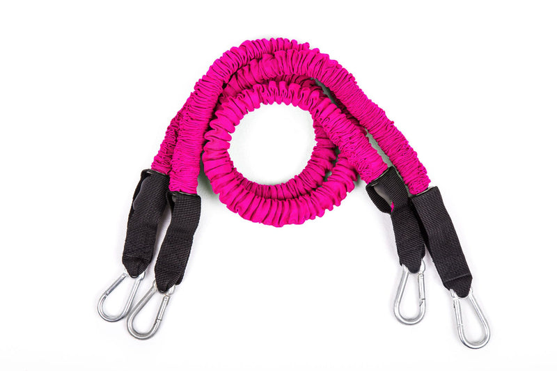 BodyBoss Resistance Bands - Custom Resistance Bands for Total Body Workouts (Pink)