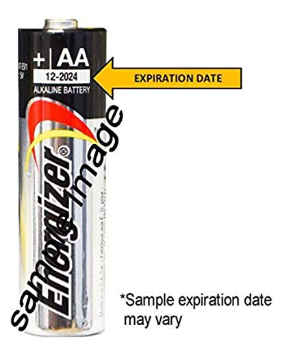 Energizer AA Max Alkaline E91 Batteries Made in USA - Expiration 12/2024 or later - 50 count