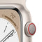 Apple Watch Series 8 [GPS + Cellular 45mm] Smart Watch w/ Starlight Aluminum Case with Starlight Sport Band - S/M.