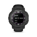 Garmin Instinct Crossover Solar - Tactical Edition, Rugged Hybrid Smartwatch with Solar, Tactical-Specific Features, Analog Hands and Digital Display, Black
