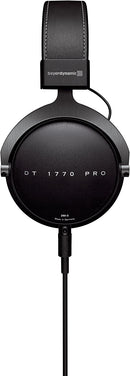 Beyerdynamic DT 1770 Pro 250 Ohm Closed-Back Studio Reference Headphones -Includes- Hard Case, Headphone Splitter, and Headphone Cleaning Solution