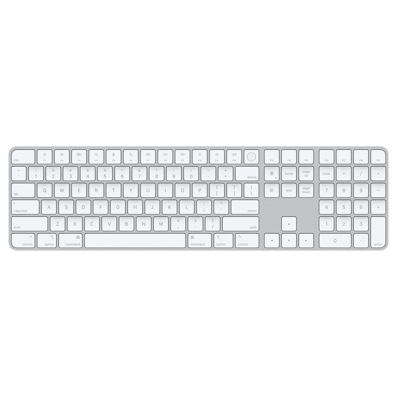 Apple Magic Keyboard with Touch ID and Numeric Keypad (for Mac Computers with Apple Silicon) - US English - White Keys