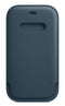 Apple iPhone 12 and 12 Pro Leather Sleeve with MagSafe - Baltic Blue