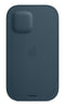 Apple iPhone 12 and 12 Pro Leather Sleeve with MagSafe - Baltic Blue