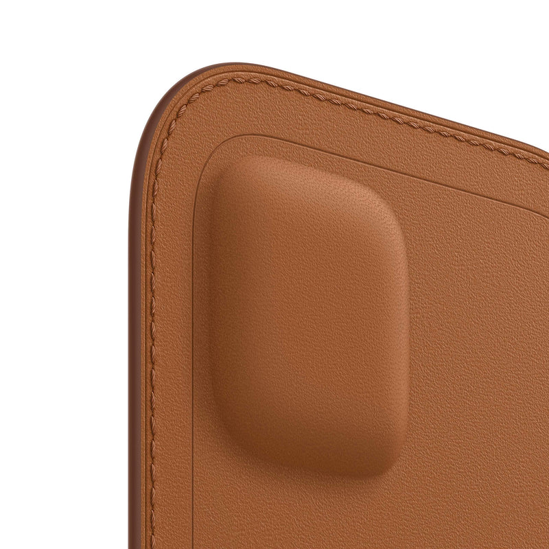Apple Leather Case for iPhone 11 Pro, Saddle Brown