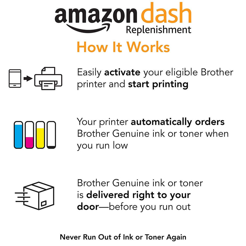 Brother Genuine TN227Y, High Yield Toner Cartridge, Replacement Yellow Toner, Page Yield Up to 2,300 Pages, TN227, Amazon Dash Replenishment Cartridge