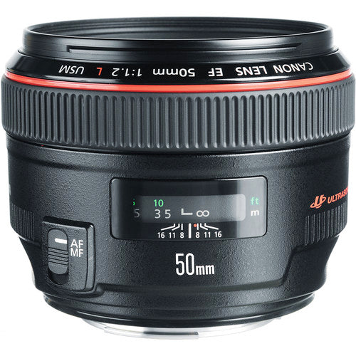 Canon EF 1257B002 50mm f/1.2 L AF USM Lens
