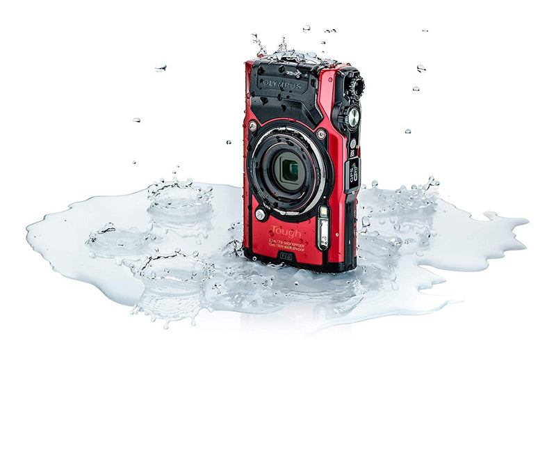 Olympus Tough TG-6 Waterproof Camera, Red