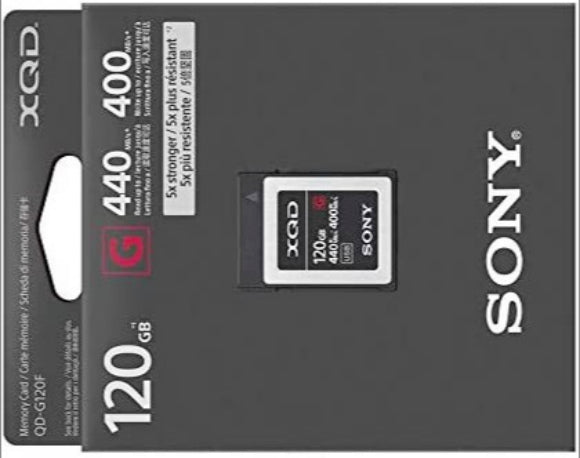 Sony Professional XQD G-Series 120GB Memory Card (QD-G120F)
