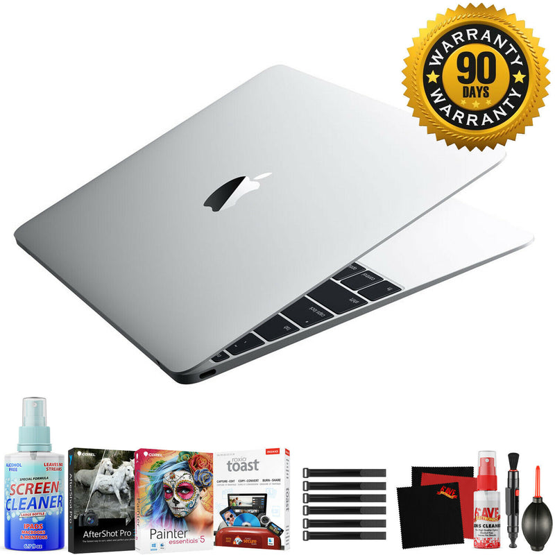 Apple 12" MacBook (Early 2016, Silver) - Bundle