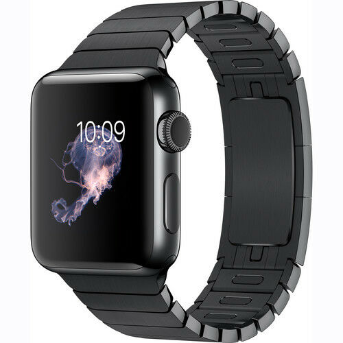 Apple Watch Series 2 38mm Space Black Stainless Steel Case Space Black Link Band