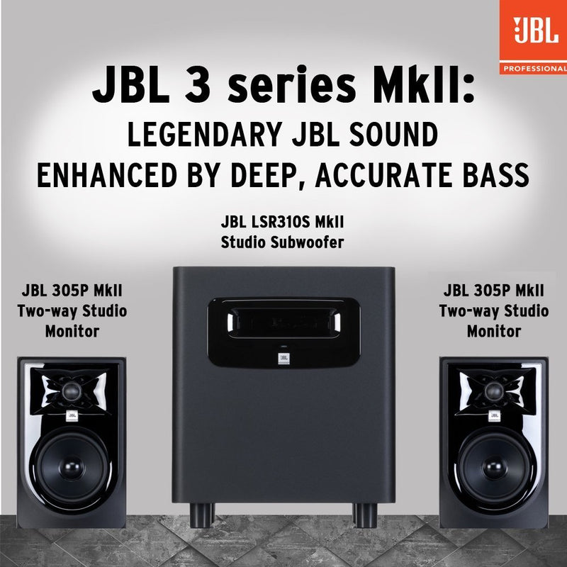 JBL Professional 305P MkII 5" 2-Way Powered Studio Monitor (new model) - 305PMKII