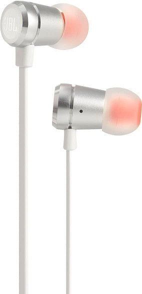 JBL T290 Aluminum In-Ear Headphones with Microphone Silver JBLT290SR -